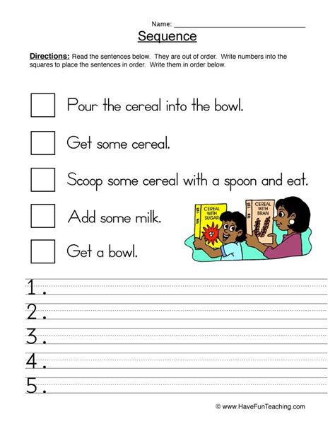 Sequencing Worksheets K5 Learning Second Grade Sequencing Worksheets - Second Grade Sequencing Worksheets