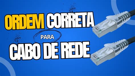 Sequência De Cabo De Rede