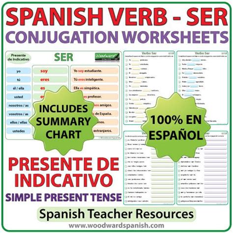 Ser Spanish Verb Conjugation Worksheets Present Tense The Verb Ser Worksheet Answers - The Verb Ser Worksheet Answers
