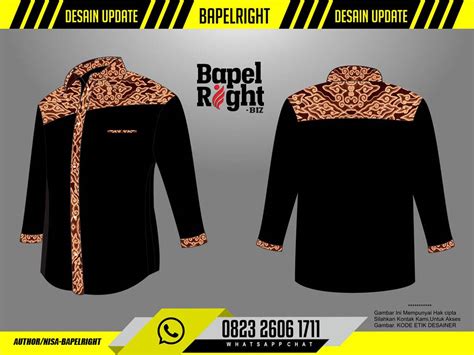 Seragam Karang Taruna Kombinasi Batik  Design Baju Seragam Karang Taruna - Seragam Karang Taruna Kombinasi Batik