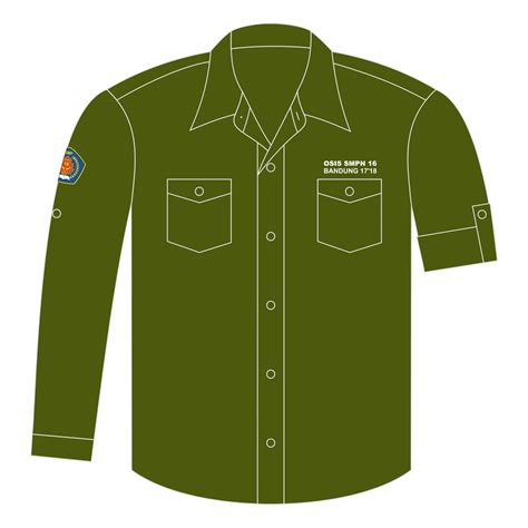 Seragam Kemeja Pdl American Drill Army Kips Style Desain Baju Seragam - Desain Baju Seragam