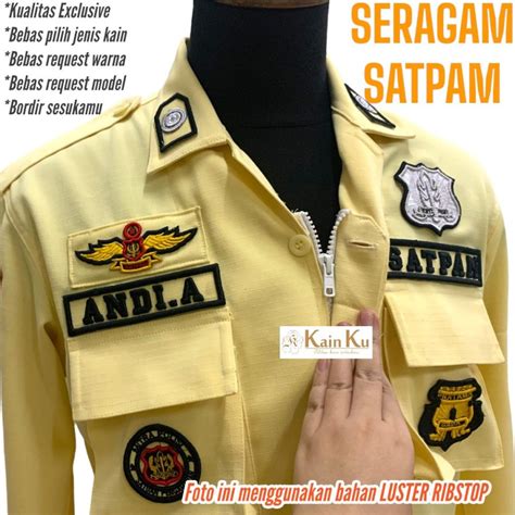 Seragam Pdl Satpam Terbaru Exclusive Quality Seragam Pdl - Seragam Pdl