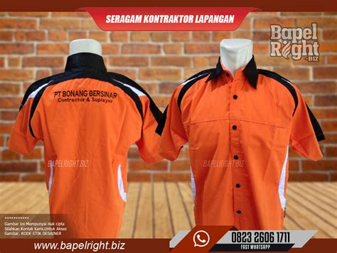 Seragam Proyek Konstruksi Pt Bonang Bersinar Purwakarta Desain Baju Tactical - Desain Baju Tactical