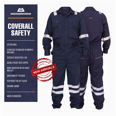 Seragam Proyek  Wearpack Coverall Safety Baju Seragam Kerja Proyek Imj - Seragam Proyek
