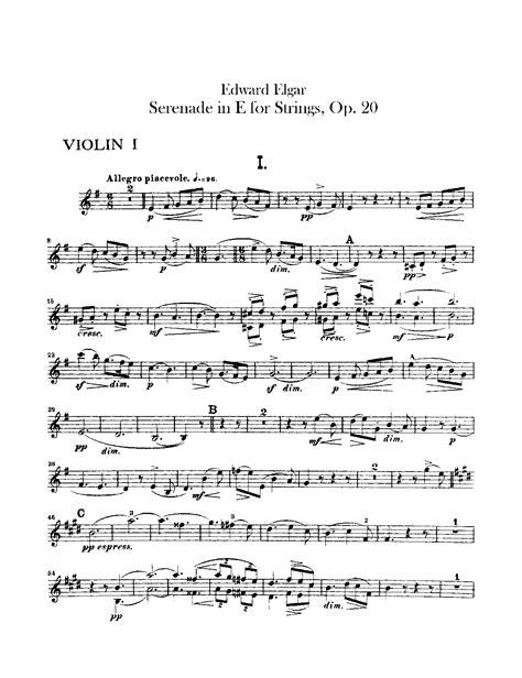 Serenade For String Orchestra Op20 Original Strings Full Score A1031