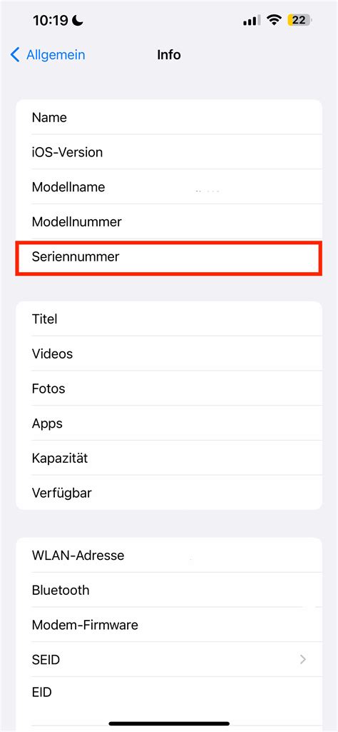 Seriennummer Apple überprüfen
