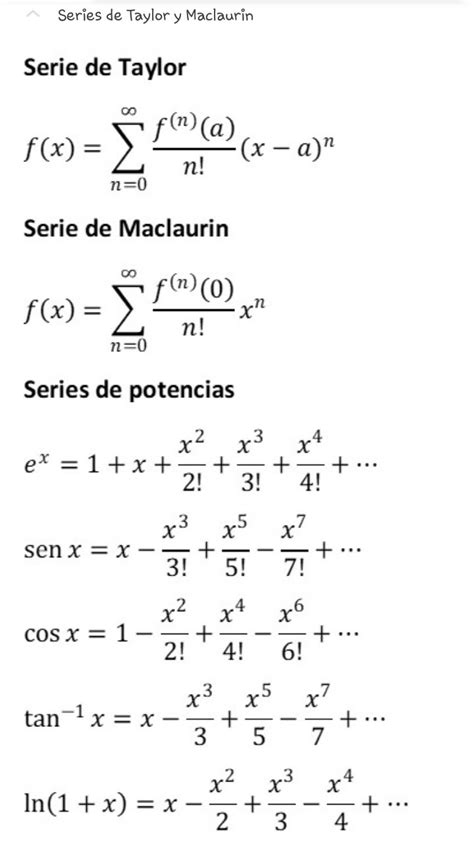 Series De Taylor