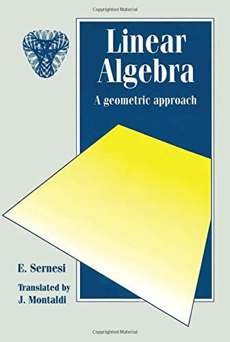 sernesi linear algebra pdf