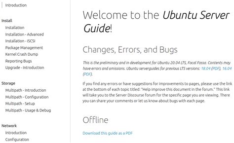 Read Online Server Guide Ubuntu 