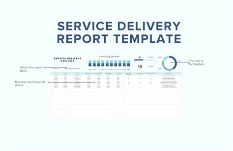 Service Delivery Report Template