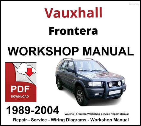 Service Guide Vauxhall Frontera