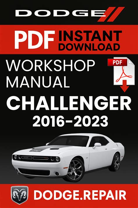 service manual dodge challenger