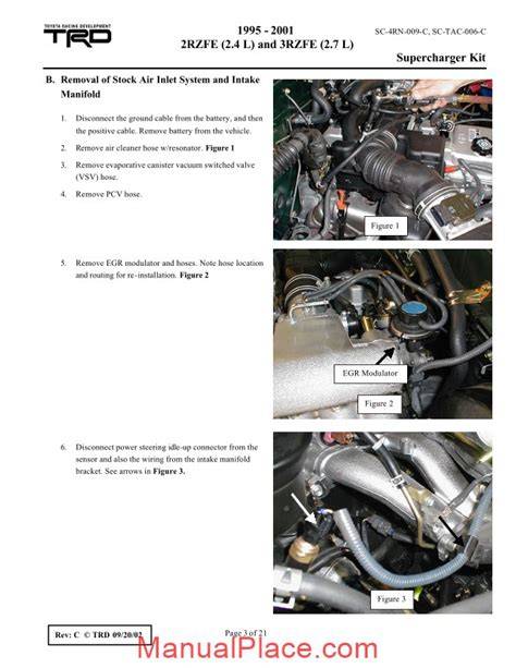 service manual for a 2rz toyota engine