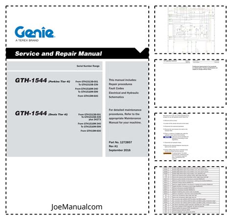 service manual genie