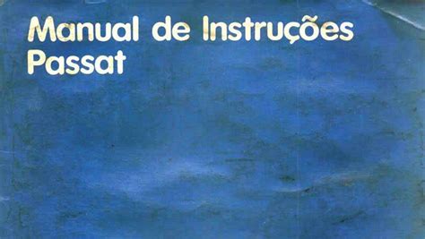 service manual passat 1986
