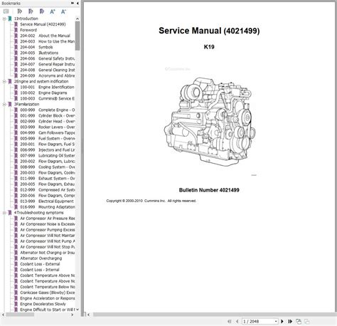 Service Manual Service Engine
