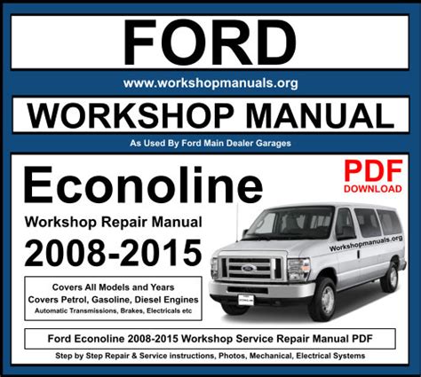 Download Service And Parts Manual For Econoline Series 23853 Pdf 