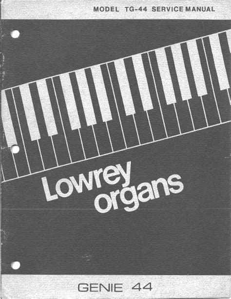 Download Service Manual Lowrey Organ Forum 