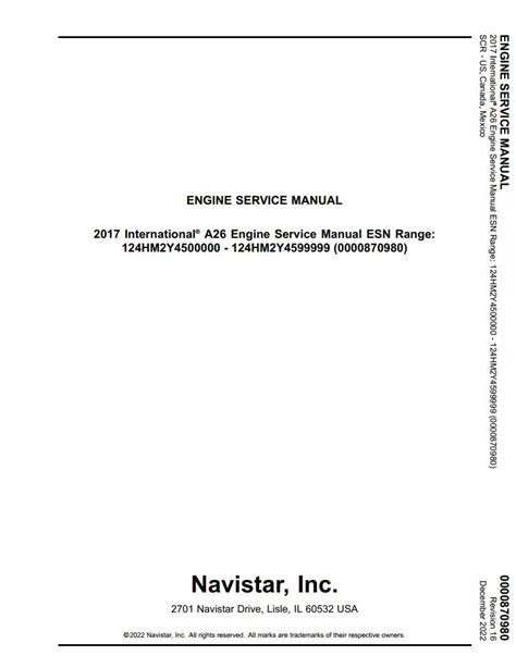 Full Download Service Manual Navistar 