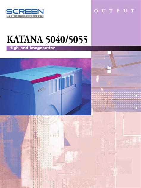 Full Download Service Manual Of Imagesetter Katana 5055 