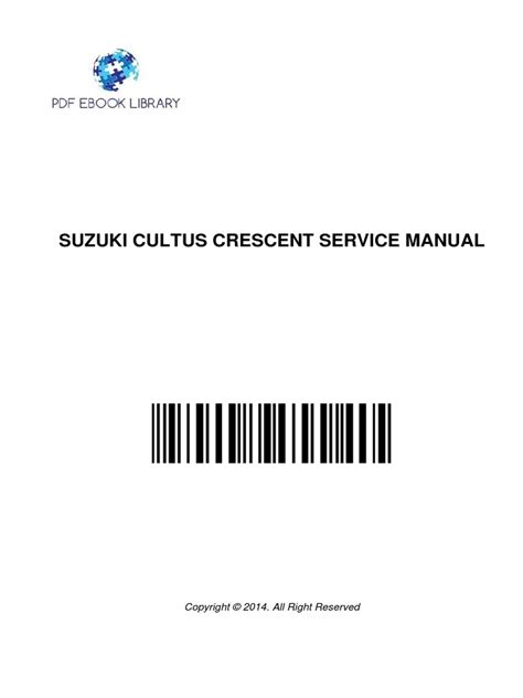 Read Service Manual Suzuki Cultus Crescent File Type Pdf 