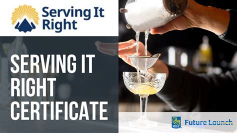 Serving It Right Certificate
