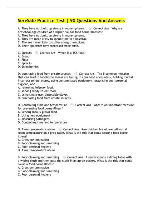 servsafe advanced test answers