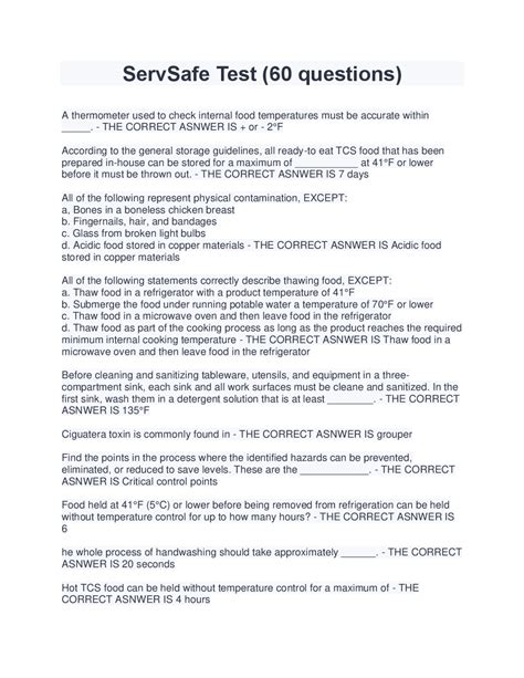 Read Online Servsafe Test Answers 2014 Doc Up Com 