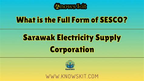 Sesco Full Form