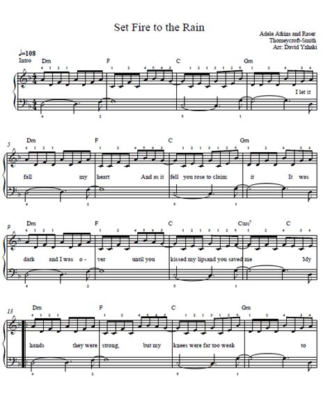 Set Fire To The Rain Ensemble