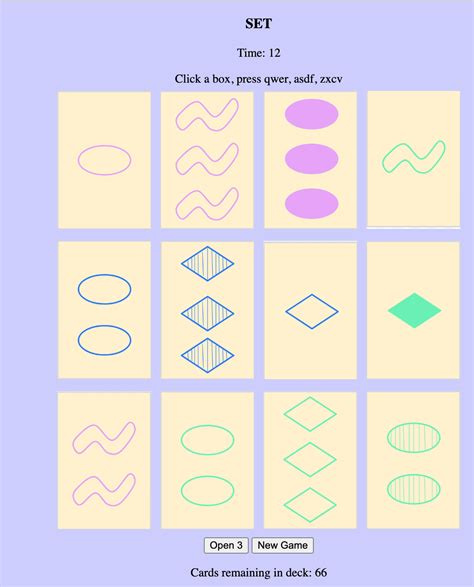 Set Online Game