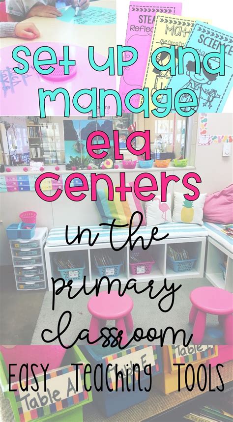 Set Up And Manage Ela Centers Easy Teaching Ela Centers For Kindergarten - Ela Centers For Kindergarten