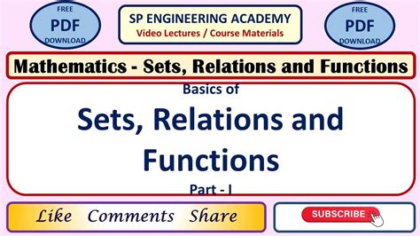 Sets Relations And Functions