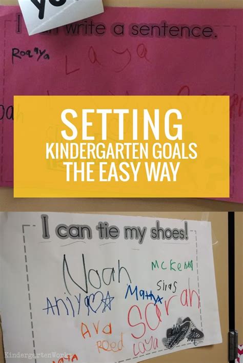 Setting Kindergarten Goals The Easy Way Kindergarten Goals For My Child - Kindergarten Goals For My Child