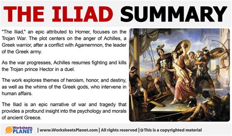 Setting Of The Iliad