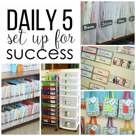 Setting Up For A Successful Year Of Daily Daily Five Kindergarten - Daily Five Kindergarten