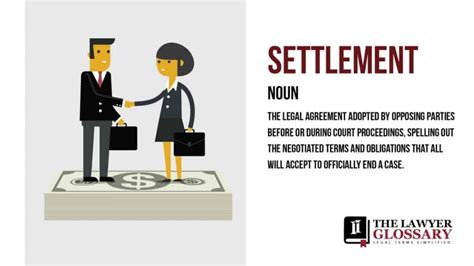 settlement meaning