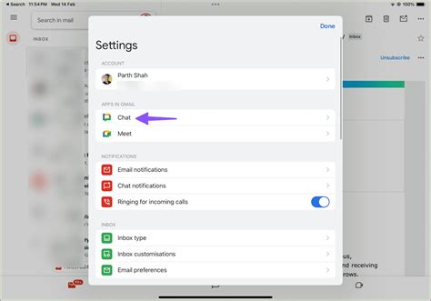 setup gmail ipad