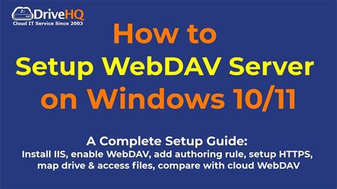 setup webdav server windows 10