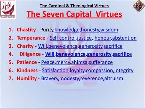 Seven Cardinal Virtues