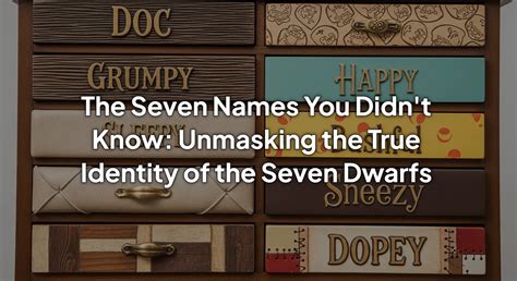 Seven Drawers Names