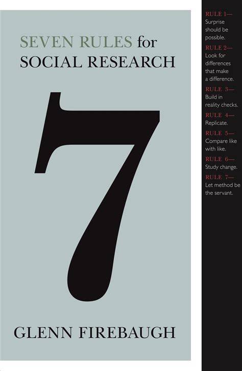 seven rules for social research