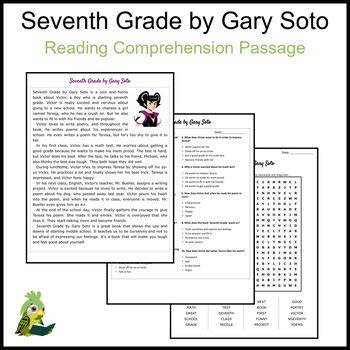 seventh grade gary soto comprehension questions