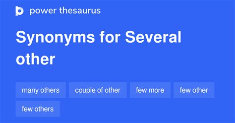 Several Thesaurus