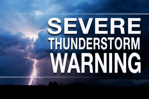 Severe Thunderstorm Warning issued for several Northeast Ohio 