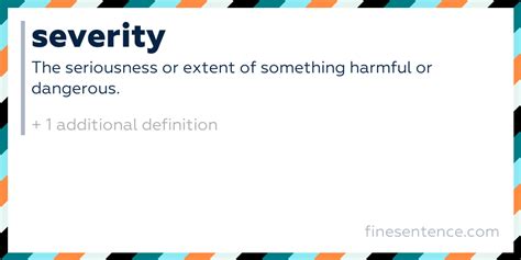 Severity Meaning In Marathi