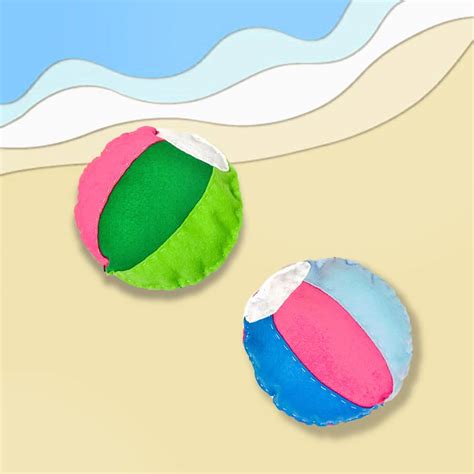 Sew Diy Beach Ball Plushes With A Free Beach Ball Printable Template - Beach Ball Printable Template