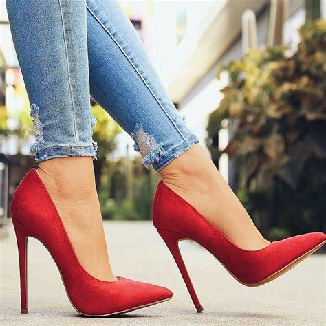 Sexy red high heels