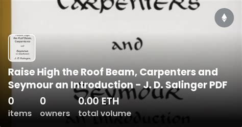Full Download Seymour An Introduction By J D Salinger Pdf 