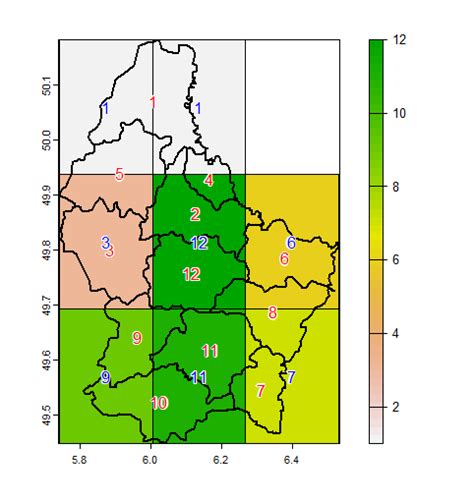 sf - Rasterize polygons based on maximum overlap (using R …